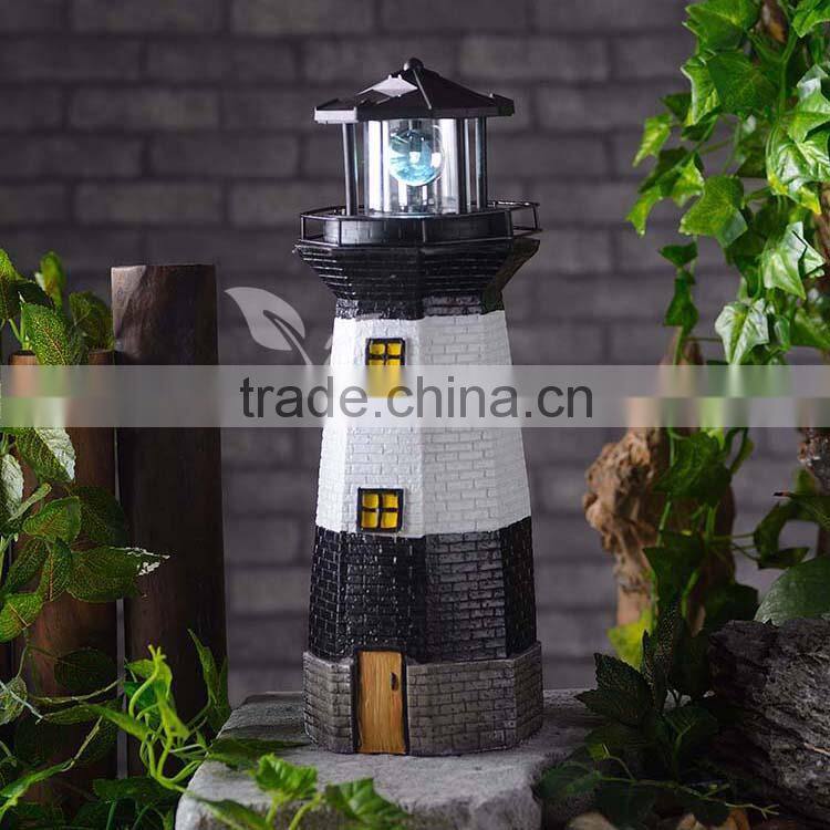 Polyresin light tower sculpture large outdoor christmas lights