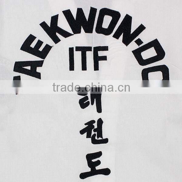 new 100% cotton itf taekwondo uniform+de+taekwondo+itf
