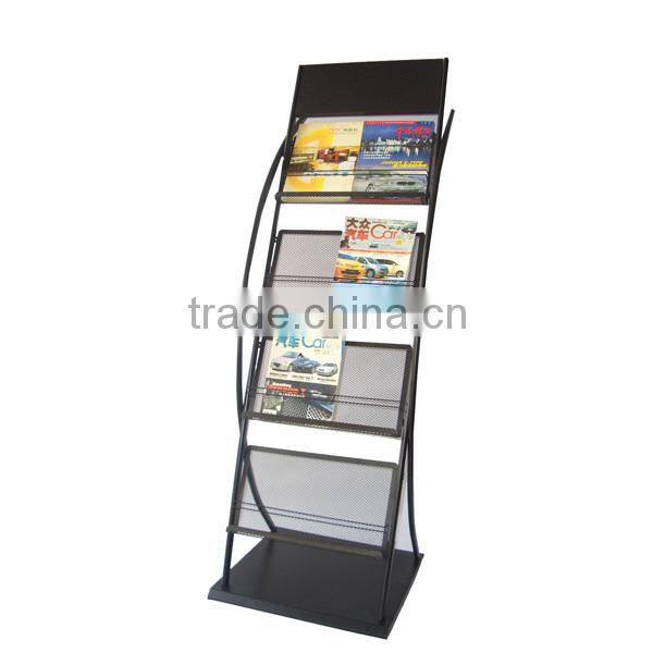 custom retail shop floor standing product hook metal display rack/display rack for hanging items/metal display stand