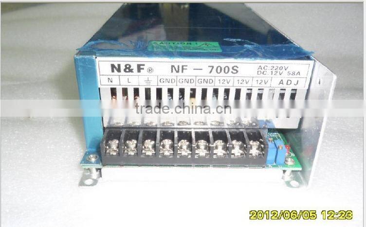 adjustable 0- 24V 30A 700W led switching power supply with 2 years Warranty ,DC 24v 700w LED driver