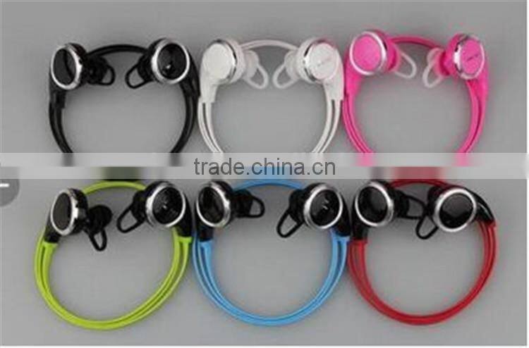 colourful stereo bluetooth headset sport style wireless bluetooth earphone