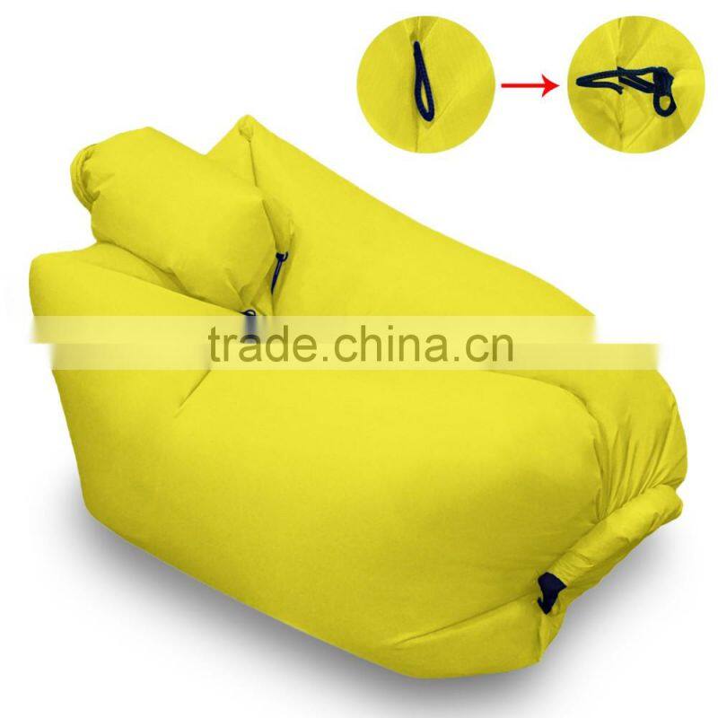 Factory Wholesale 3 season type and air filling inflatable sleeping bag