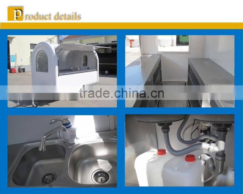 coffee pizza Ice Cream vending van/Street Mobile crepes cart /Mobile Kiosk trailers/dining car