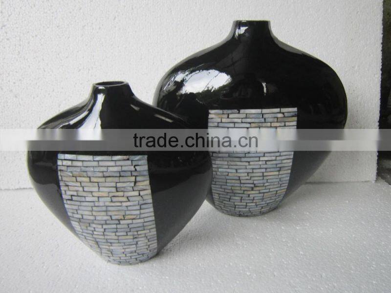 Unique pattern, unique design ceramic vase made in Vietnam