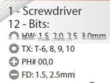 13 in 1 new screw driver