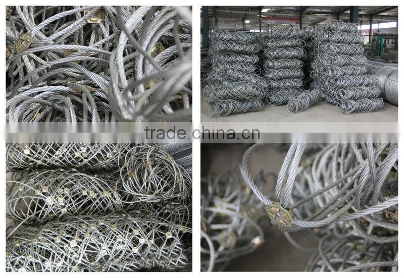 Rockfall Barriers Rockfall Attenuator System SNS protective mesh