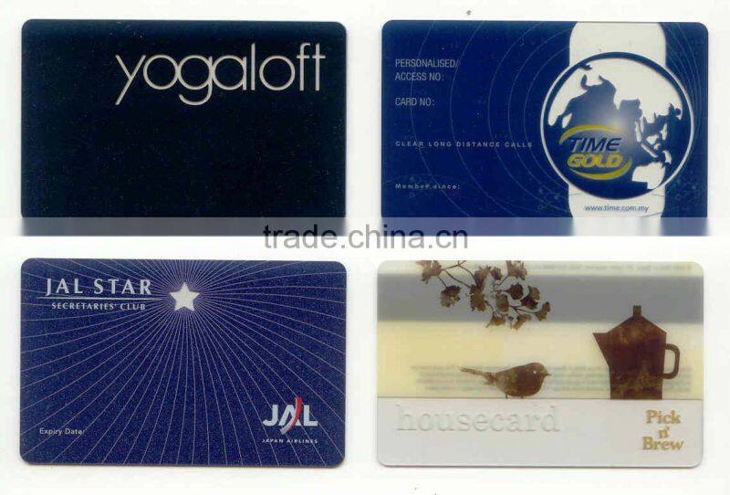 high quality fast lead time magnetic ID card/signature card/CPU card