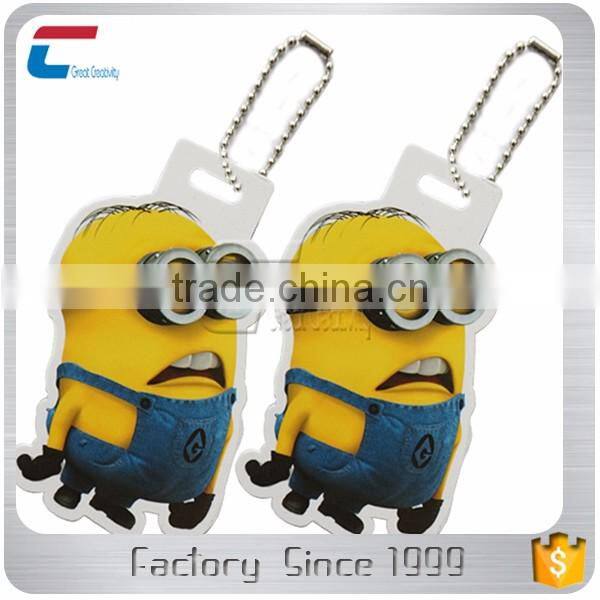 Custom Made Wholesale Plastic PET Airplane Travel Luggage Tags with Different Strapes