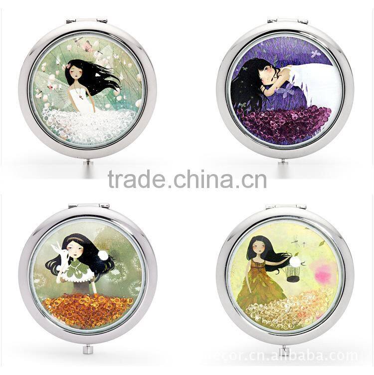 hot selling folding Mirror /Make up portable mirror/Pocket Mirror