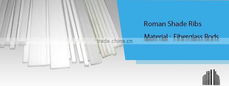 high strength light weight fiberglass roman blind rod