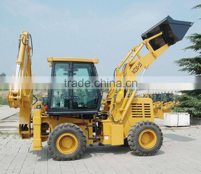 Wheel Loader With Backhoe