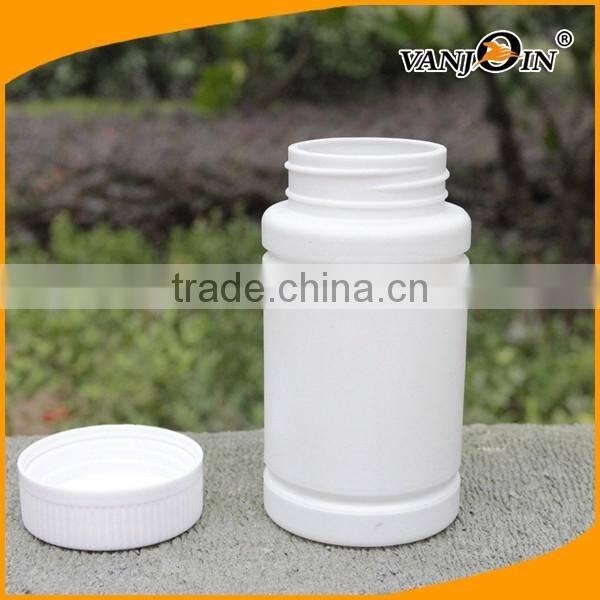Wide Mouth Empty Pill Packers Bottles Containers for Vitamin Capsules 175cc