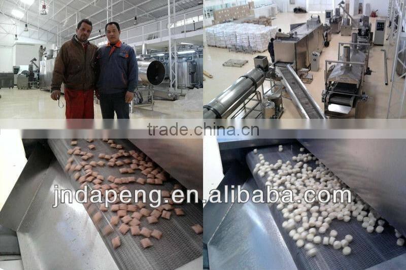 100-500kg/h corn cereal continuous dry food processing drying machine