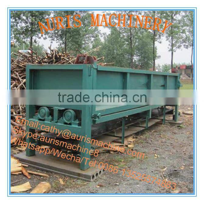 Sing roller and double roller slot wood debarker machine, tree debarker