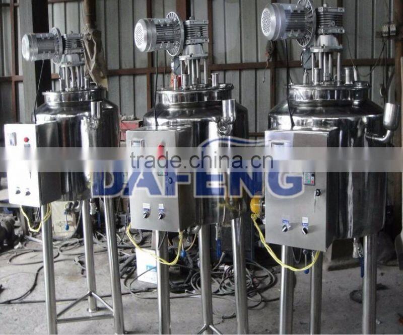 SS.316L 50L electric heating double jacketed mixing tank