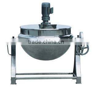 double jacketed kettle gas heating cooking pan