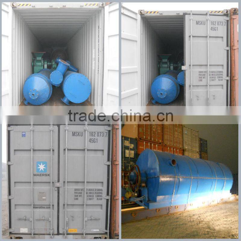Satisfying by Romanian used car tyres pyrolysis machine
