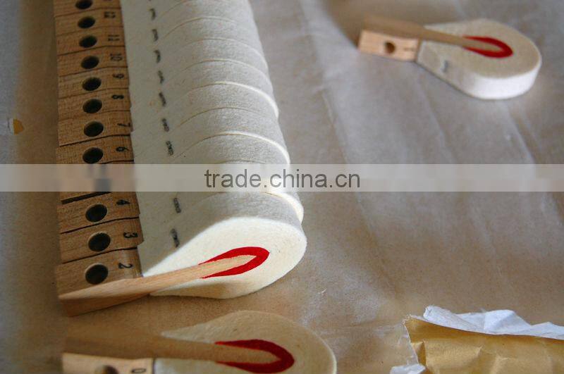 Wool felt upholstery fabric/ wool piano felt strips