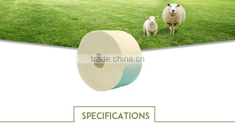 Hot Sale super thick felt buff wheel for marble