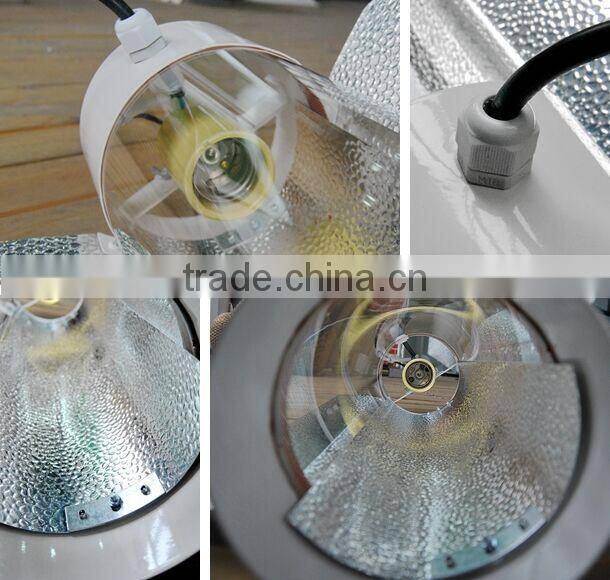 hydroponics grow reflector small air-cooled reflector/6'' grow light air cooled hood/8'' air-cooled tube