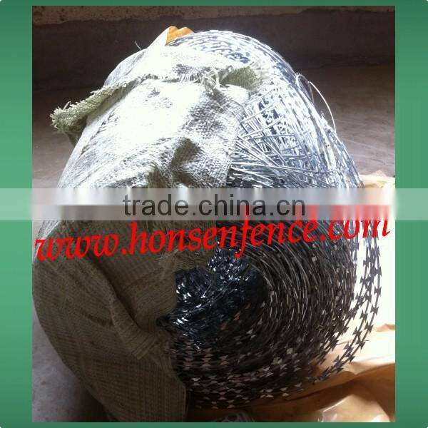 400mm BTO-22 razor barbed wire, razor wire price
