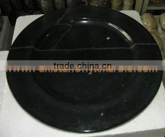 FINE QUALITY MARBLE PLATES HANDICRAFTS