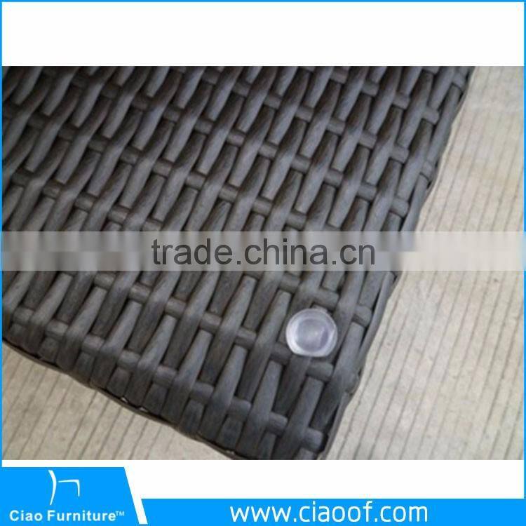 Outdoor sofa wicker sectional furniture couch 7pcs couch with cushion