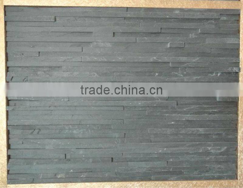 Wall Decoration Black Slate Stone
