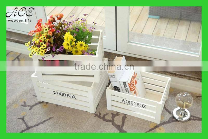 Small wooden box Home decorative storage box