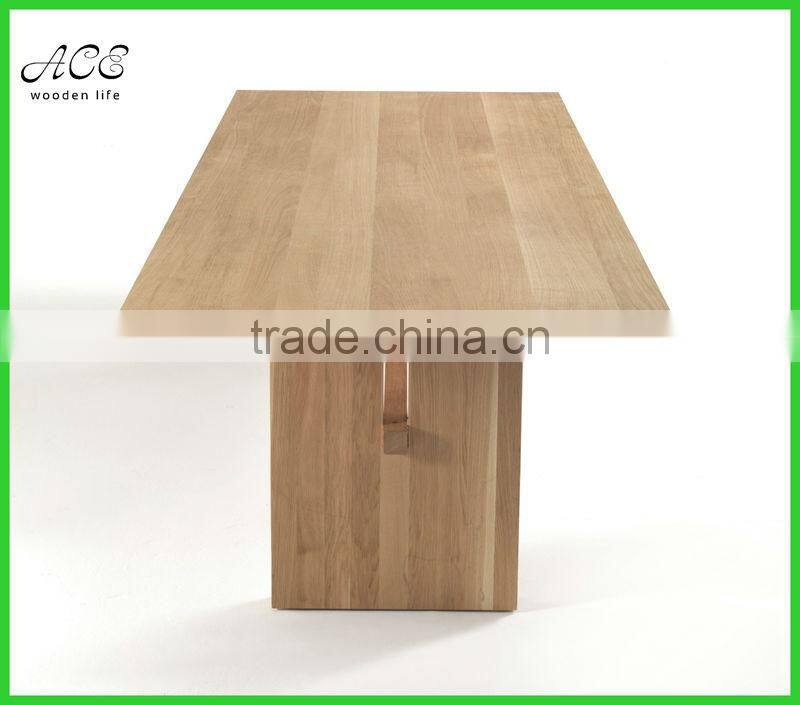 Solid wood table