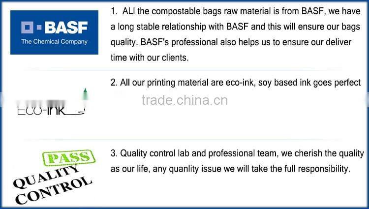 Compostable biodegradable plastic bags middle kitchen bags