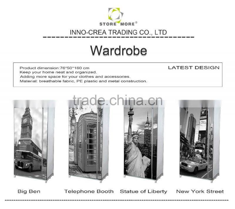 Top Quality Foldable 75g Non-Woven Wardrobe