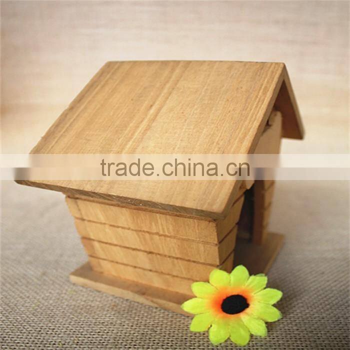 Indoor bird houses paulownia small wooden bird houses handmade christmas bird houses wood bird house with door