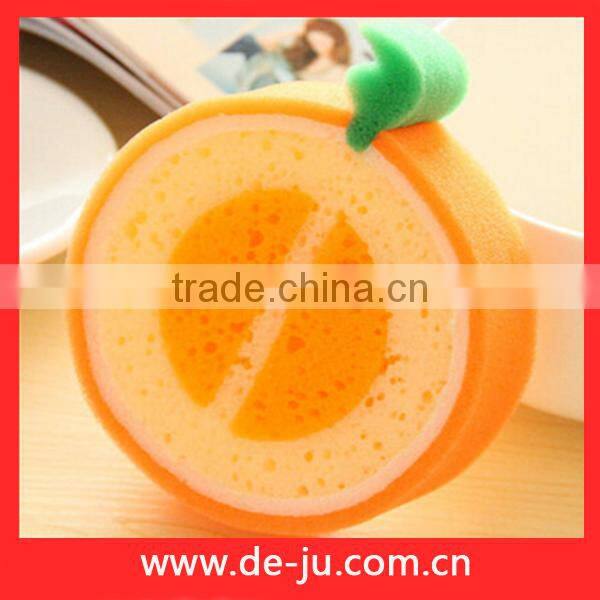 Red Strawberry Scouring Lovely Fruit Sponge Foam