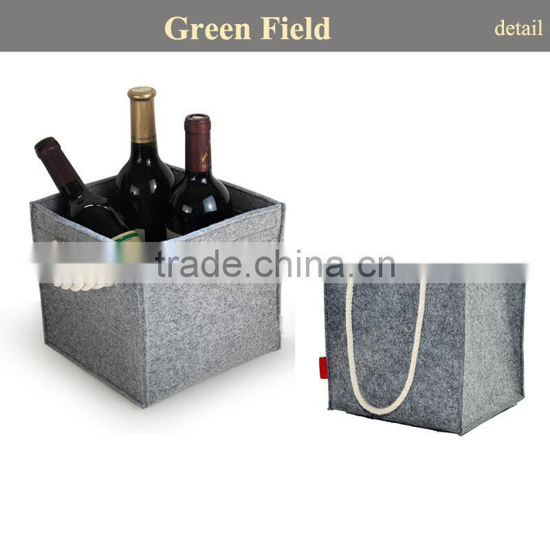 Toy storage bag, felt organizer toy storage bag