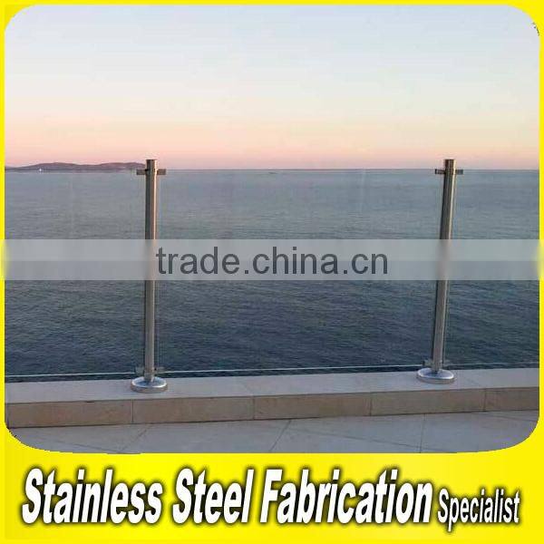 Fabrication Project Stainless Steel Frameless Glass Balcony Railing