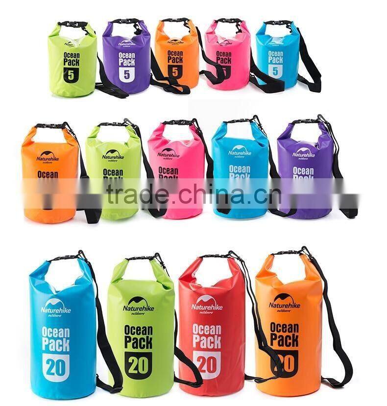 500D Ocean Pack Waterproof Dry Bag With Shoulder Straps Outdoor Camping/Hiking/Swimming Waterproof Ocean Pack For Sale