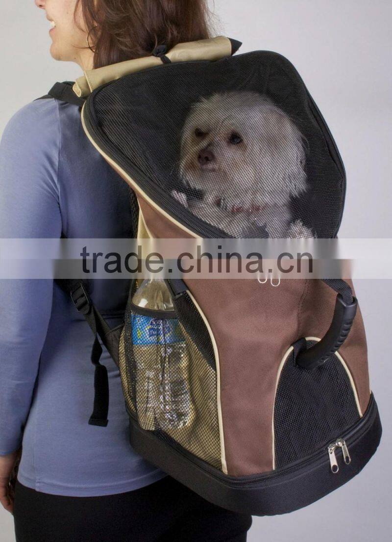 Backpack pet carrier , Pet travel carrier