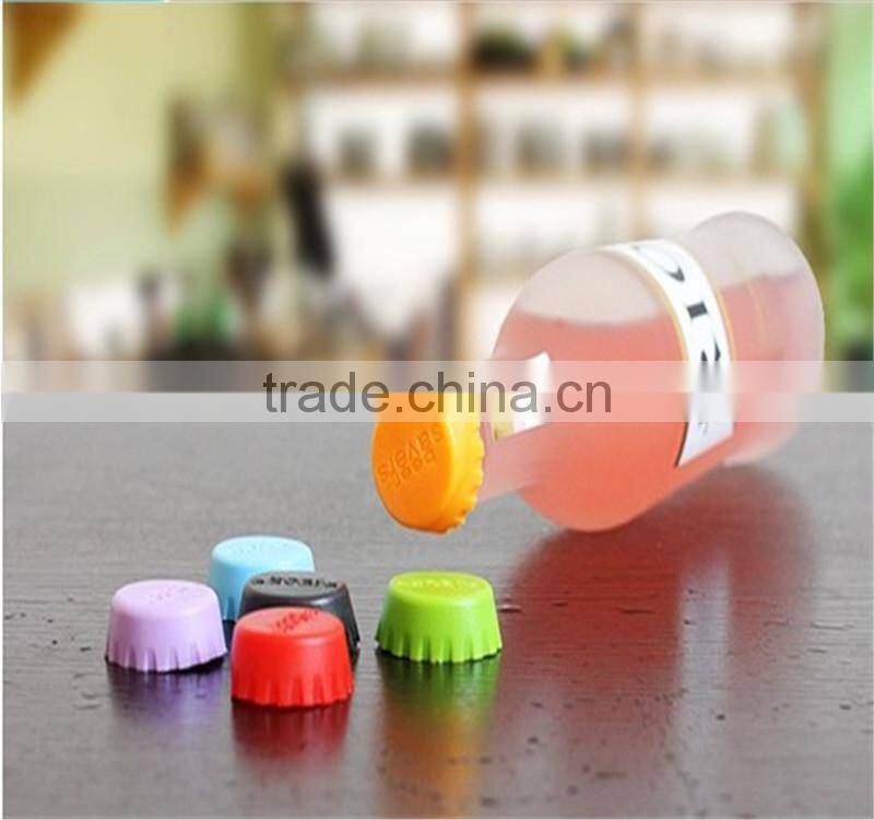 customized food grade silicone wine saver beer bottle stopper