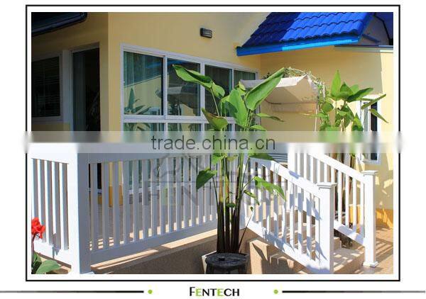 plastic pvc balcony railing
