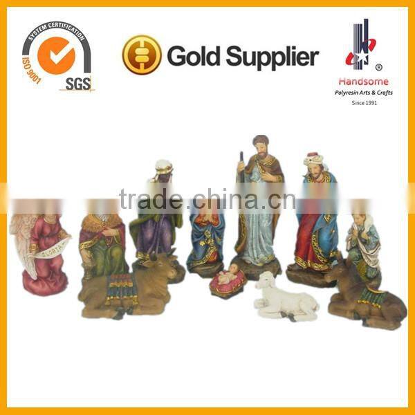 Christian Decoration Resin Nativity Figurines Jesus Birth