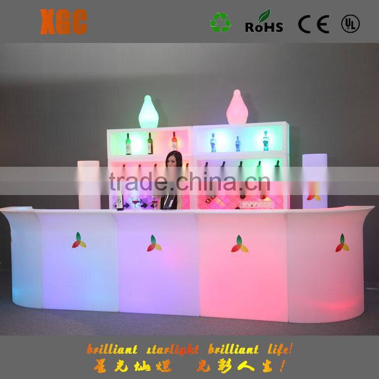 Bar tables lighting, glow table 4 pcs a set