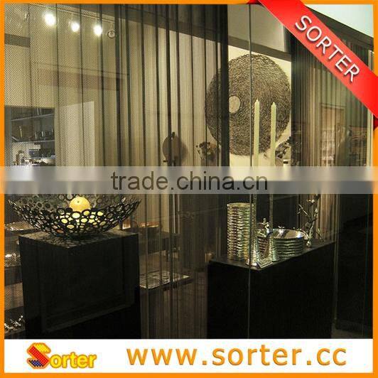 high quality metal drapery/wholesale wire mesh curtains/metal mesh room dividers