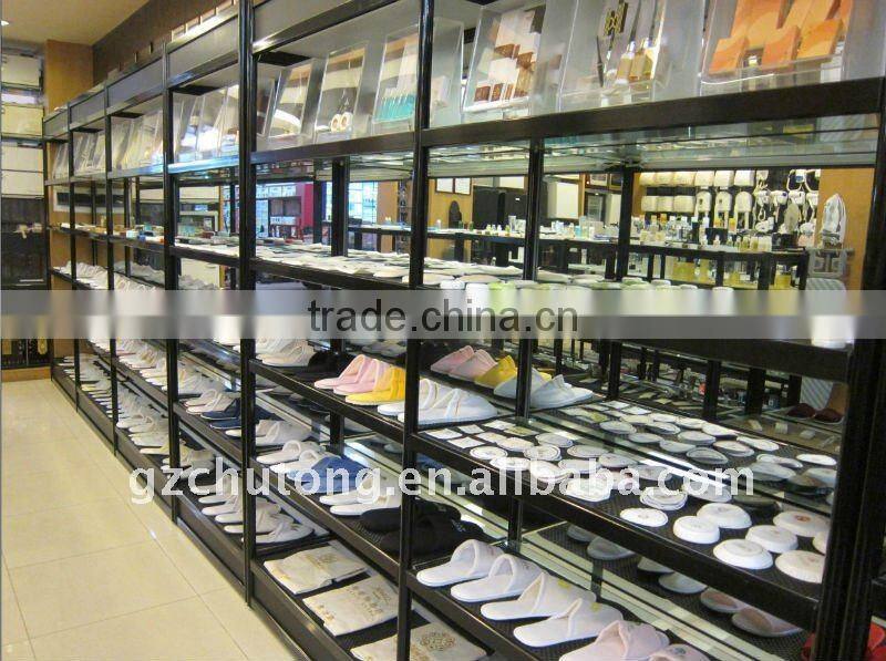 Hotel guest room linen room service cart