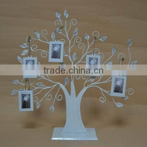 Tree shape metal photo frame