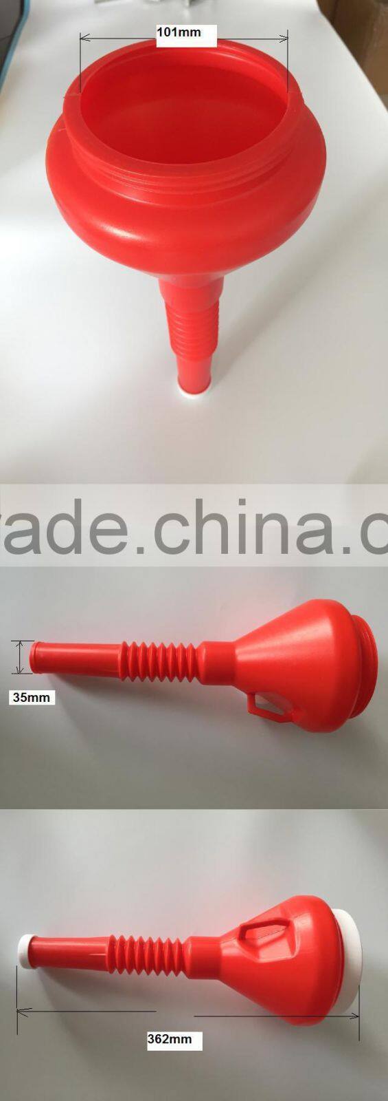 Home Car Motocycle Use Plastic Double Two Capped Funnel 150880