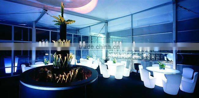 led glowing sofa / wedding and event chair / led illuminated outdoor furniture