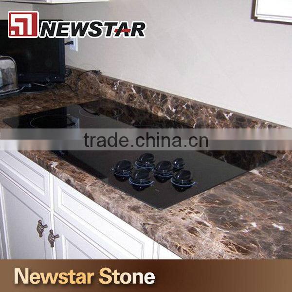 High quality Made in China emperador dark marble countertop