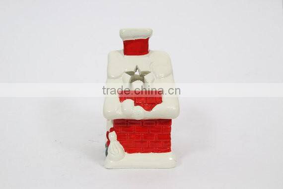 Christmas House Candle Holder