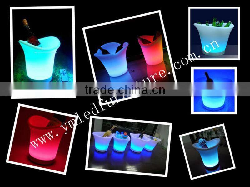 outdoor ice bucket/led light bucket/led nightclub furniture YM-LIB242024